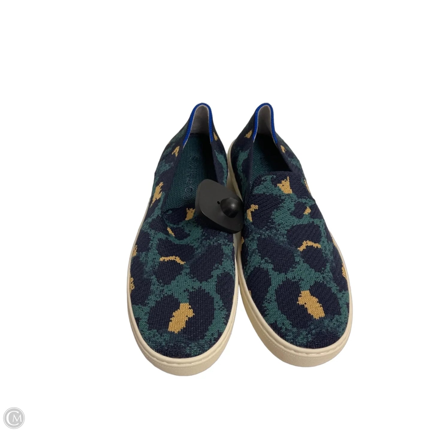 Shoes Athletic By Rothys In Blue & Yellow, Size: 6.5