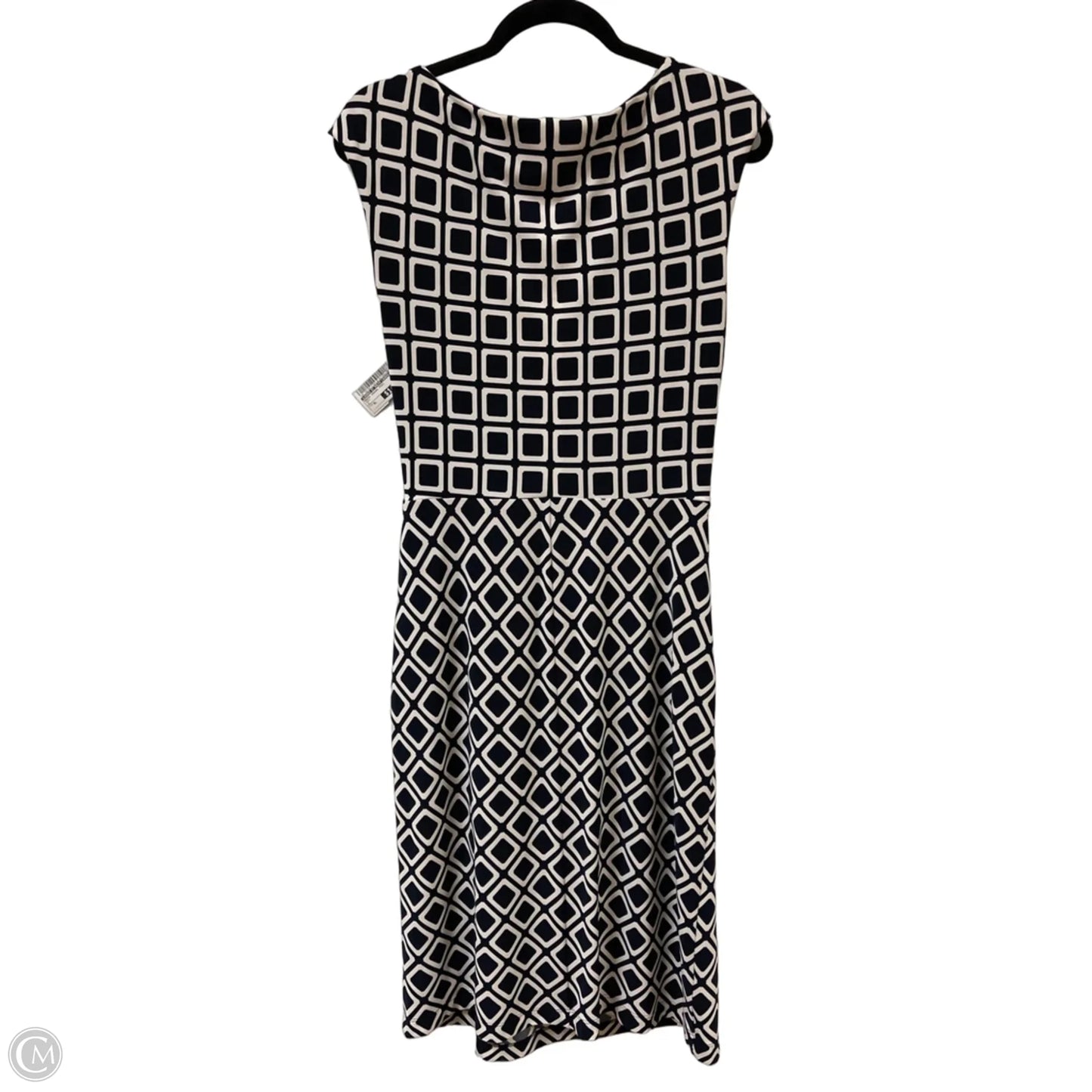 Dress Casual Midi By Lauren By Ralph Lauren In Navy, Size: Xl