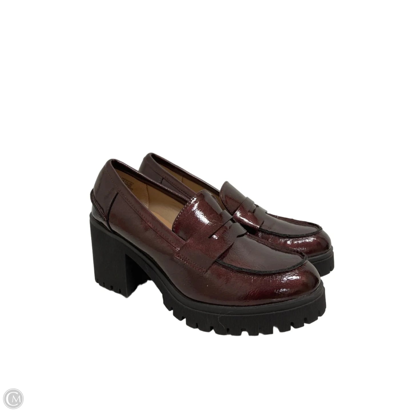Shoes Heels Block By Clothes Mentor In Purple, Size: 7.5