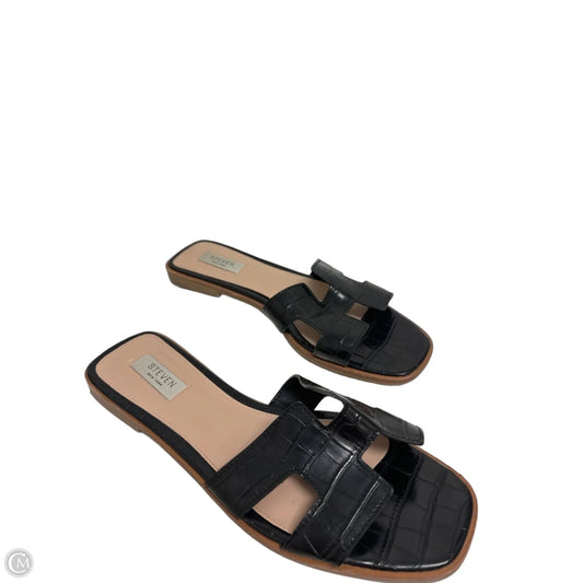 Shoes Flats By Clothes Mentor In Black, Size: 10