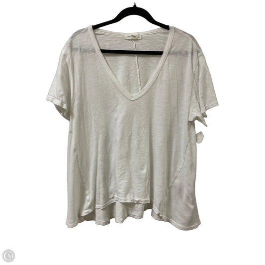 Top Short Sleeve By Treasure And Bond In White, Size: L