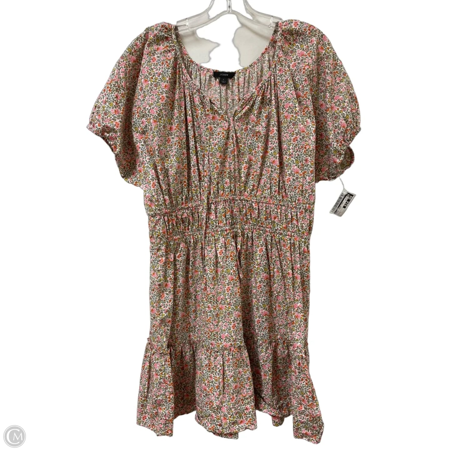 Dress Casual Midi By J. Crew In Floral Print, Size: L