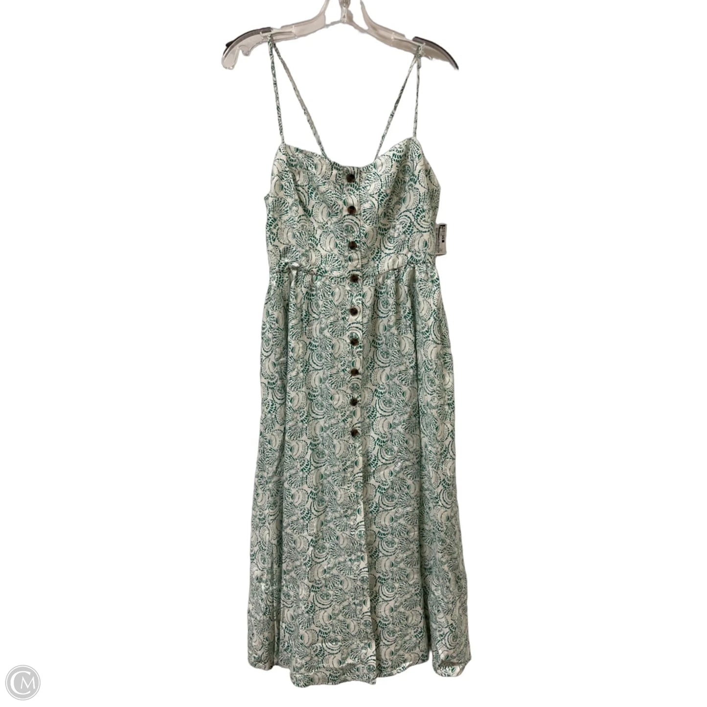 Dress Casual Maxi By Banana Republic In Green, Size: L