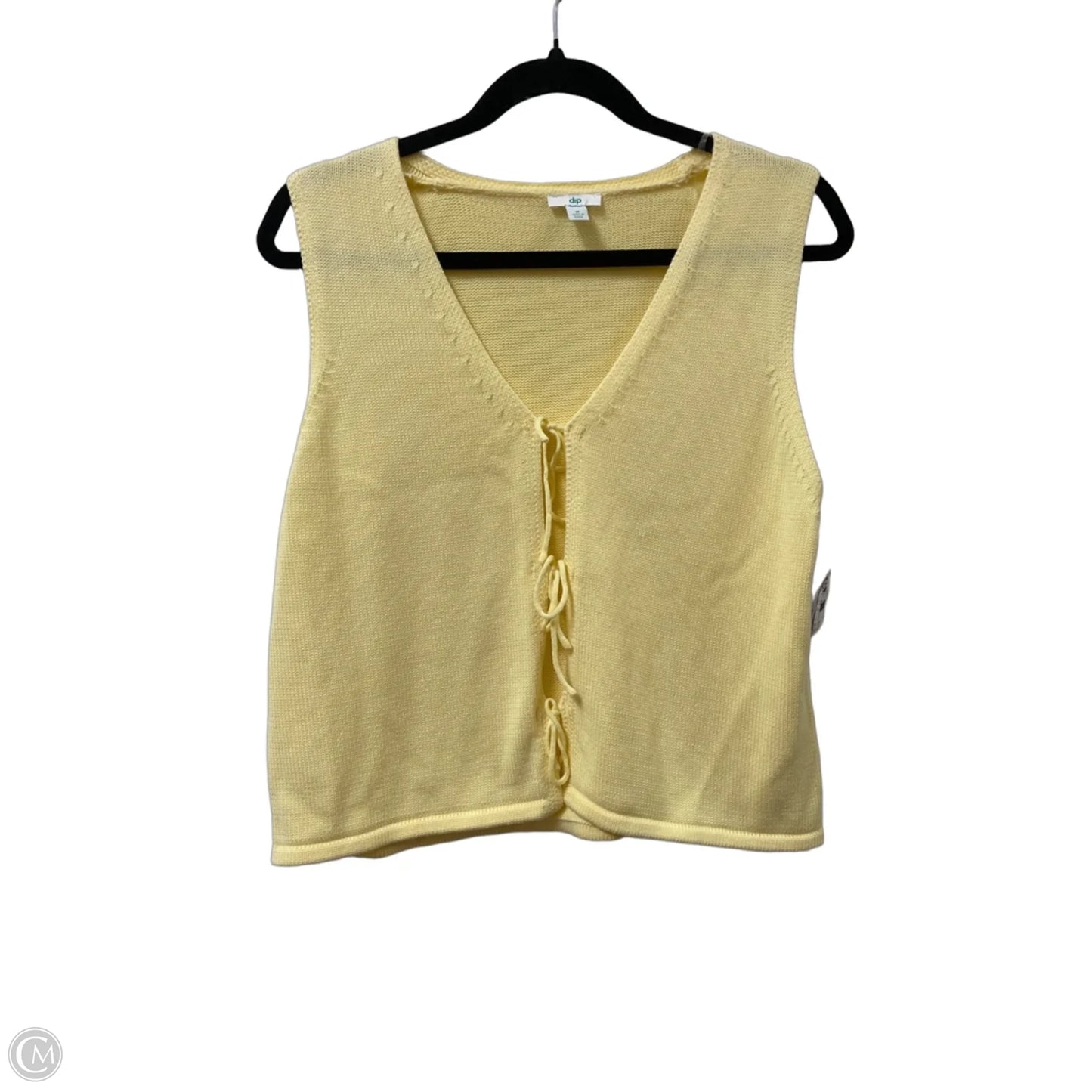 Sweater Short Sleeve By Dip In Yellow, Size: M