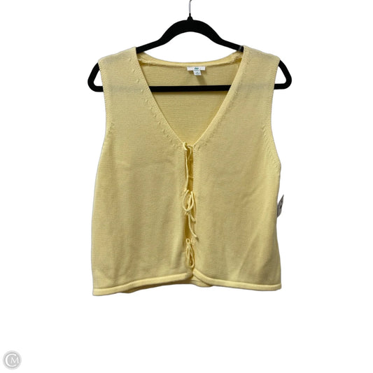 Sweater Short Sleeve By Dip In Yellow, Size: M
