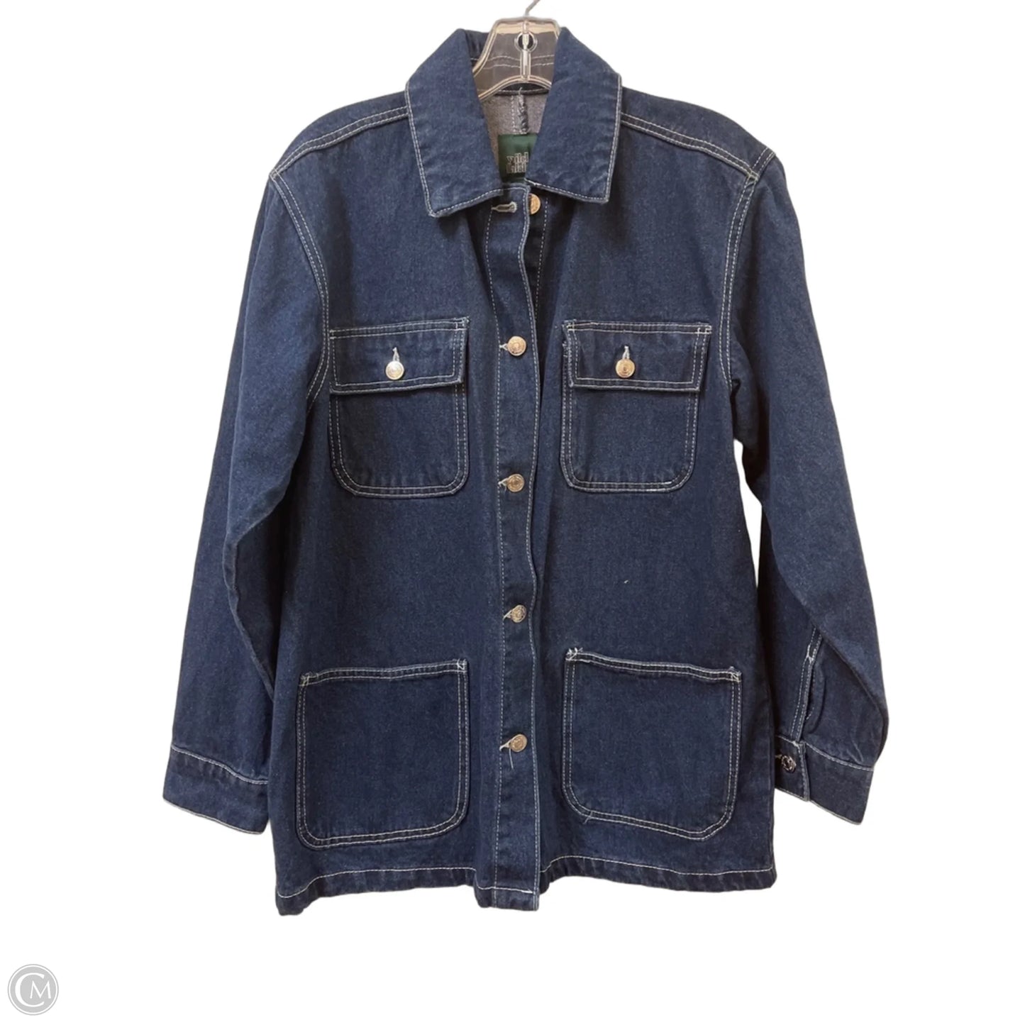 Jacket Denim By Wild Fable In Blue Denim, Size: Xs