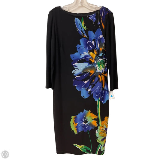 Dress Casual Midi By Joseph Ribkoff In Black, Size: L