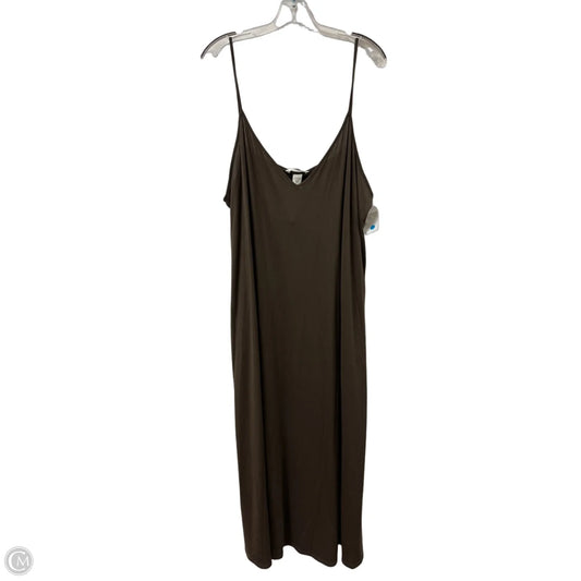 Dress Casual Maxi By H&m In Brown, Size: 1x