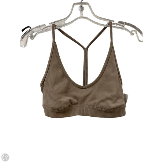 Athletic Bra By Alo In Taupe, Size: S