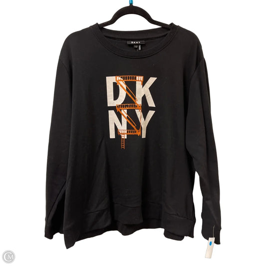 Sweater By Dkny In Black, Size: Xl