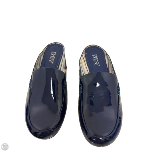 Shoes Flats By Franco Sarto In Navy, Size: 10