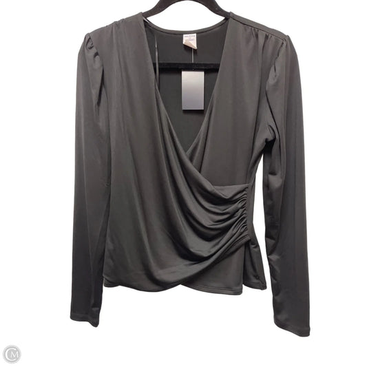 Top Long Sleeve By Melrose And Market In Black, Size: M
