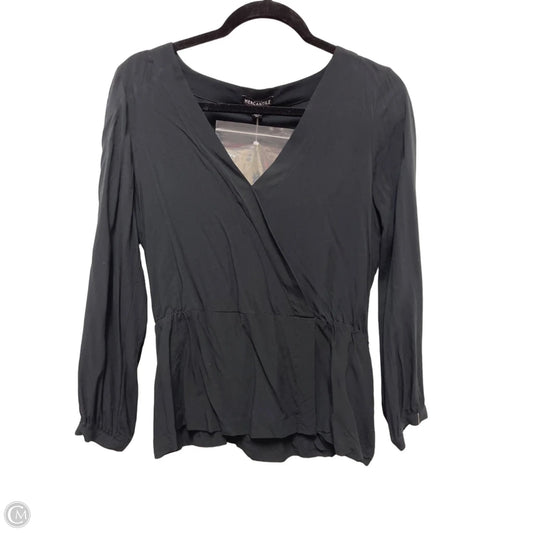 Top Long Sleeve By J. Crew In Black, Size: S