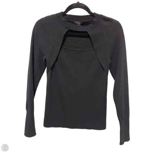 Top Long Sleeve By Halogen In Black, Size: S