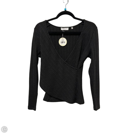 Top Long Sleeve By Patrizia In Black, Size: Xs