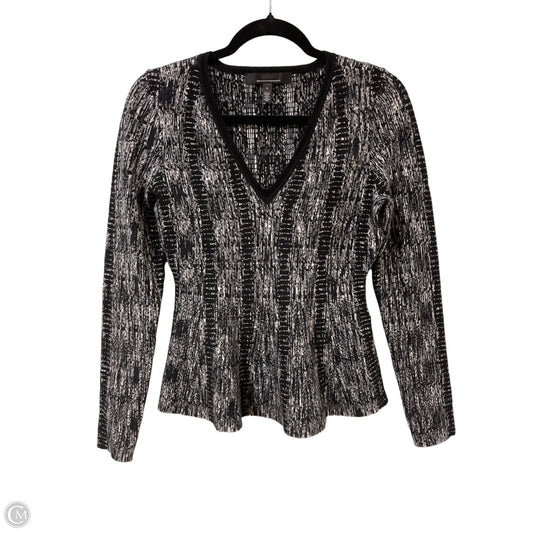 Top Long Sleeve By White House Black Market In Black, Size: S