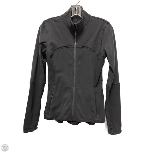 Athletic Jacket By Lululemon In Black, Size: M