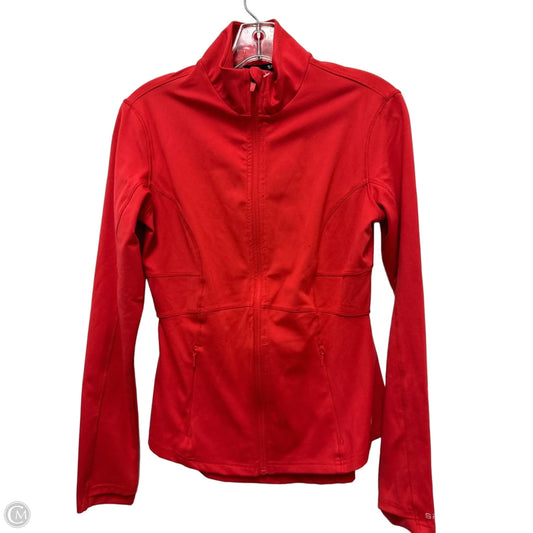 Athletic Jacket By Spyder In Red, Size: S