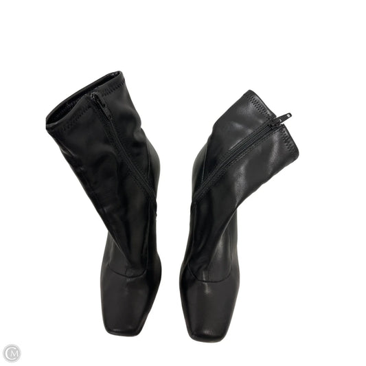 Boots Ankle Heels By Gianni Bini In Black, Size: 6.5
