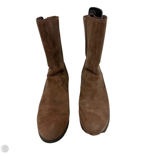 Boots Designer By Ugg In Brown, Size: 7.5