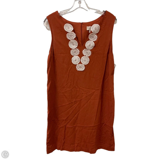 Dress Casual Short By 52seven In Orange, Size: L