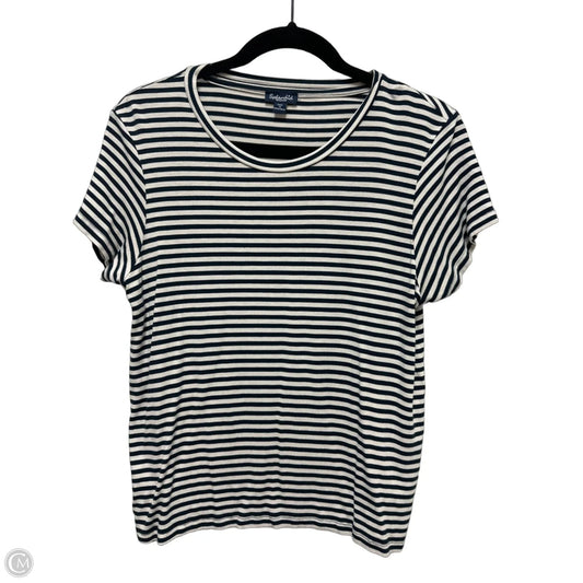 Top Short Sleeve By Splendid In Navy, Size: M