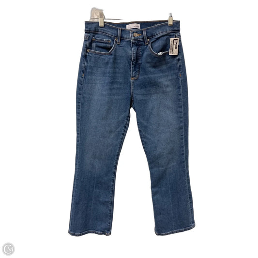 Jeans Straight By Loft In Blue Denim, Size: 6