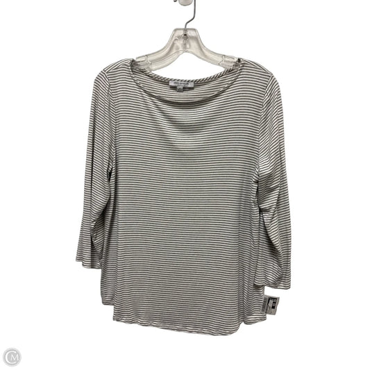 Top Long Sleeve By Green Envelope In Striped Pattern, Size: M