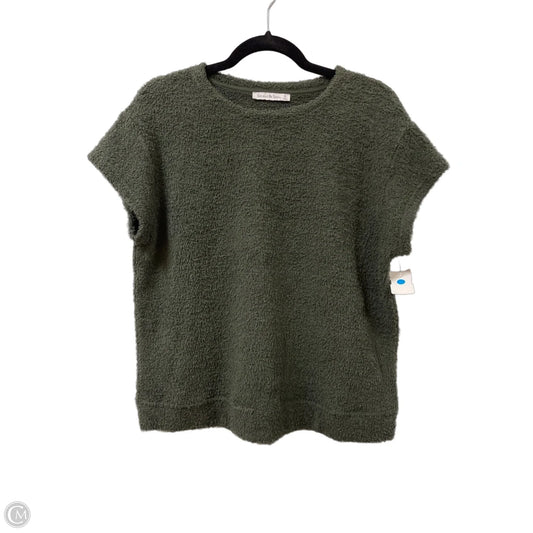 Sweater Short Sleeve By See And Be Seen In Green, Size: S