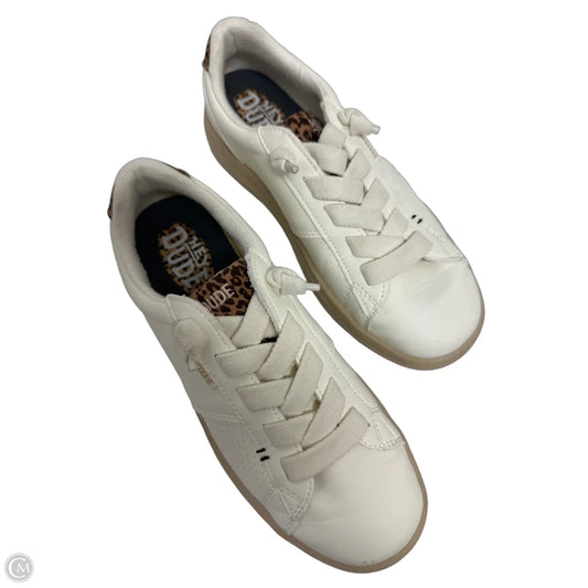 Shoes Flats By Hey Dude In Cream, Size: 8