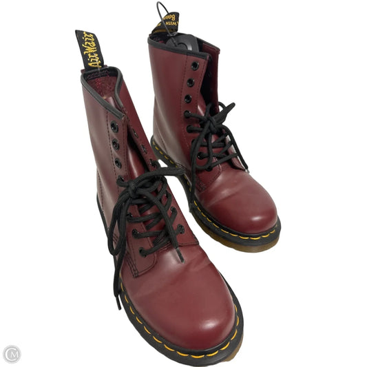 Boots Designer By Dr Martens In Red, Size: 6