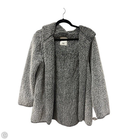Sweater Cardigan By Pink In Grey, Size: Xs