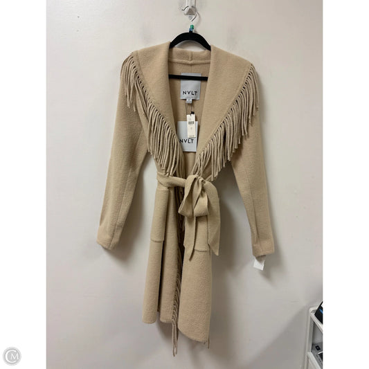 Sweater Cardigan By Anthropologie In Tan, Size: S