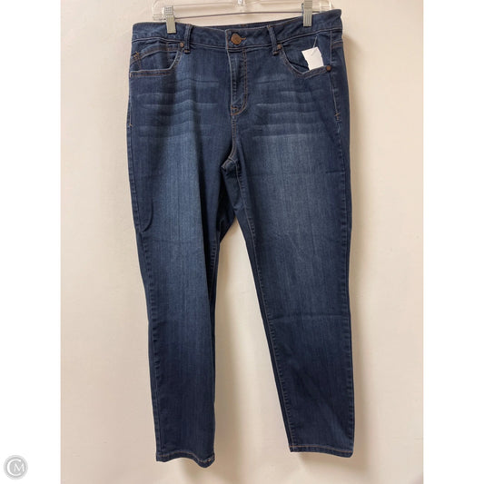 Jeans Skinny By 1822 Denim In Blue Denim, Size: 16