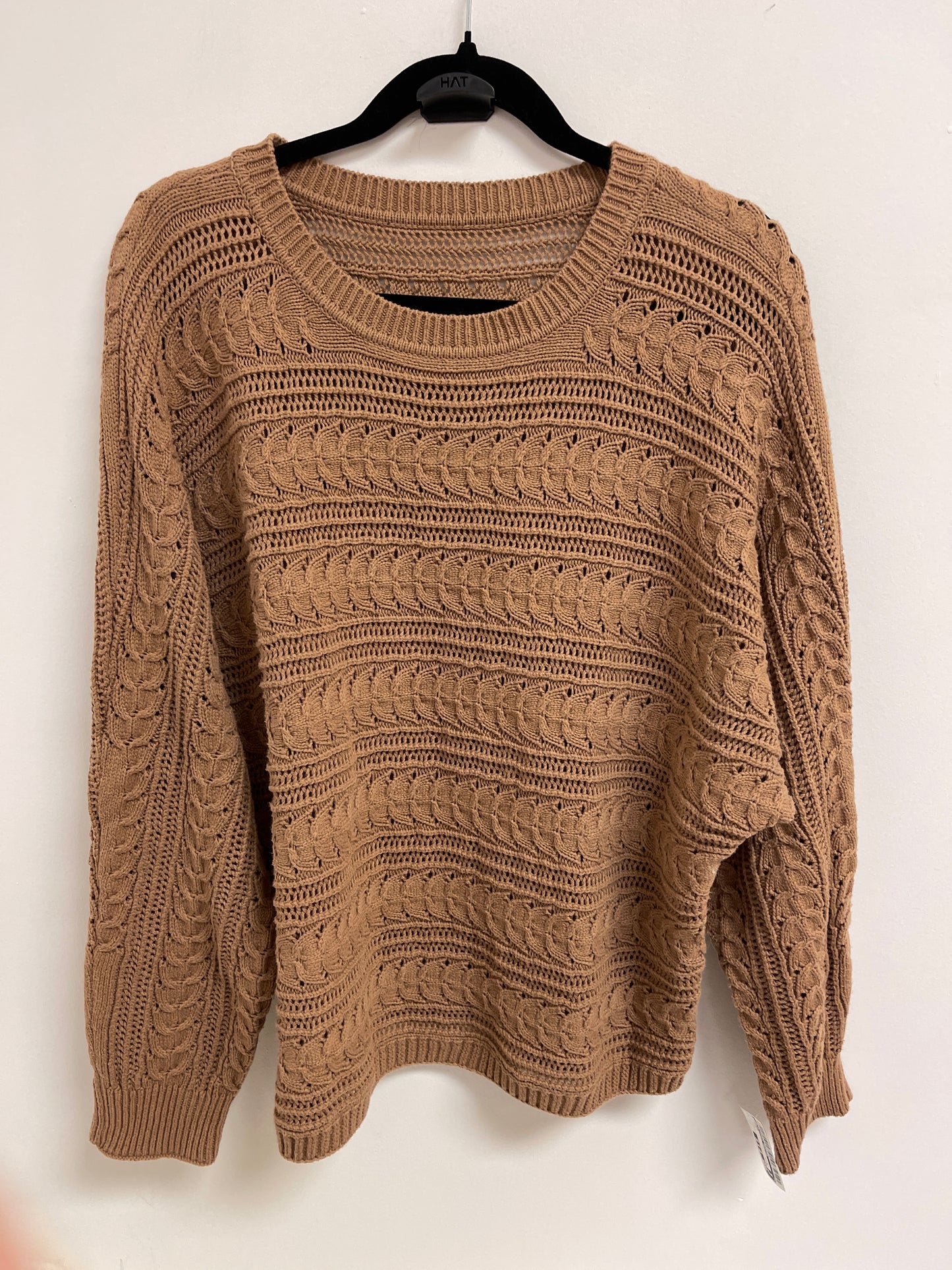 Sweater By Clothes Mentor In Brown, Size: Xl