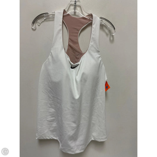 Athletic Tank Top By Nike In White, Size: 3x