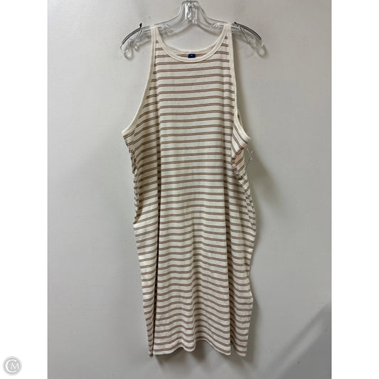 Dress Casual Midi By Old Navy In Striped Pattern, Size: 4x