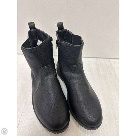 Boots Ankle Flats By Mudd In Black, Size: 11