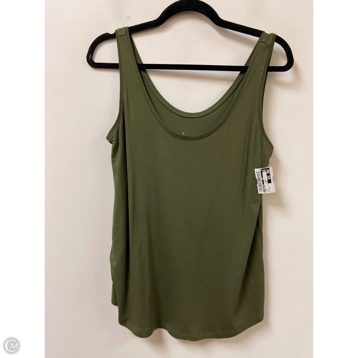 Tank Top By A New Day In Green, Size: Xs
