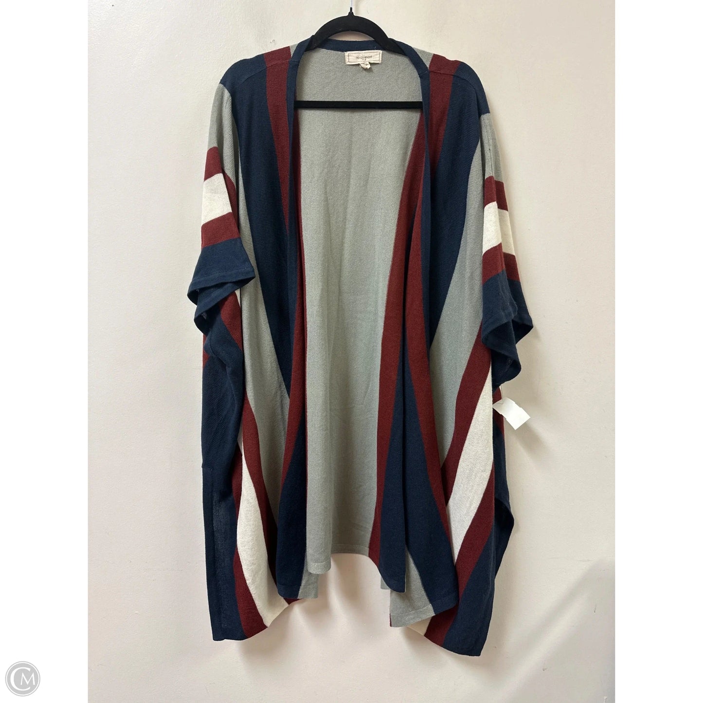 Shawl By No Comment In Blue & Red, Size: L