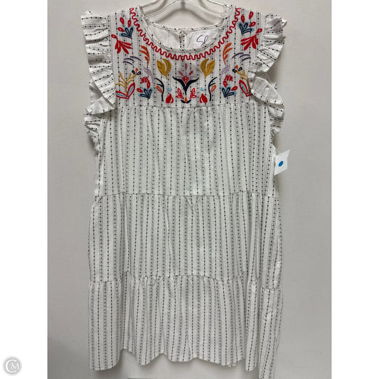 Dress Casual Short By Clothes Mentor In Black & White, Size: S