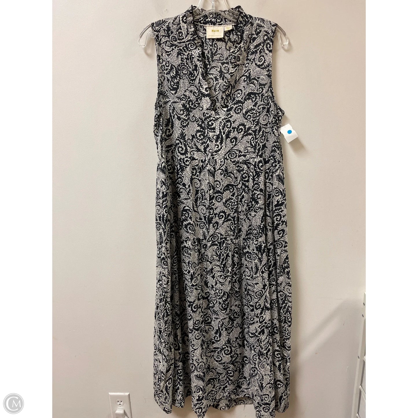 Dress Casual Maxi By Maeve In Black & White, Size: S