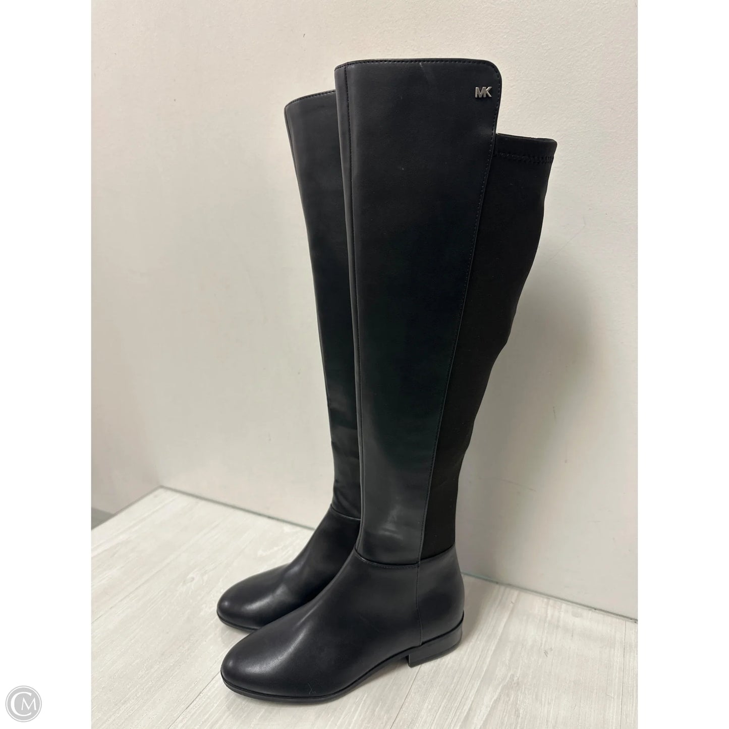 Boots Knee Flats By Michael By Michael Kors In Black, Size: 5.5