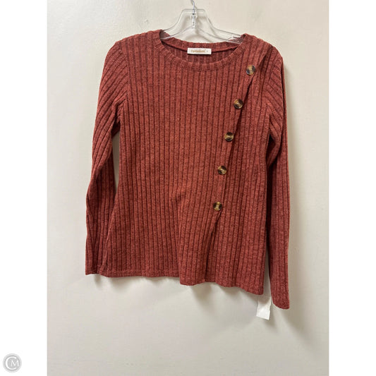 Top Long Sleeve By Clothes Mentor In Orange, Size: S