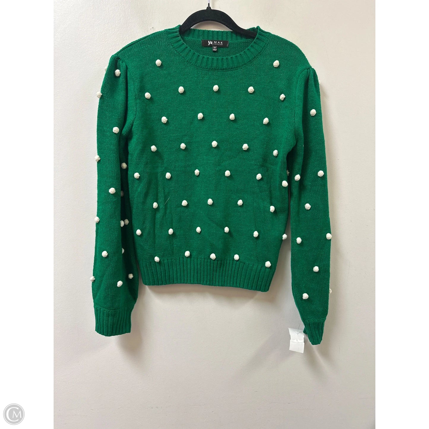 Sweater By Clothes Mentor In Green, Size: M