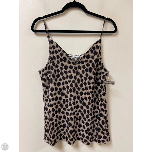 Top Sleeveless By Cma In Animal Print, Size: L