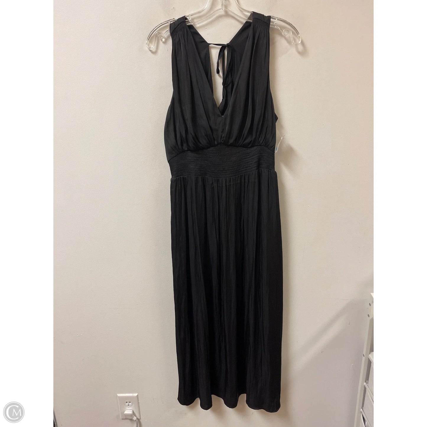 Dress Casual Midi By Old Navy In Black, Size: L