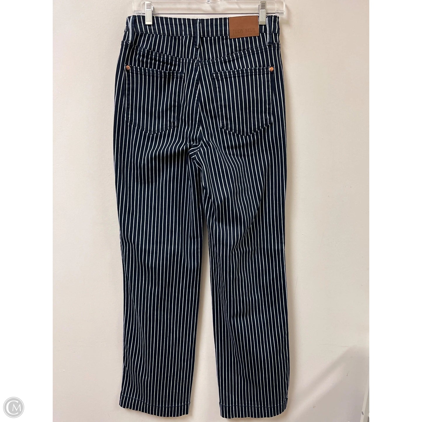 Jeans Straight By Judy Blue In Striped Pattern, Size: 6