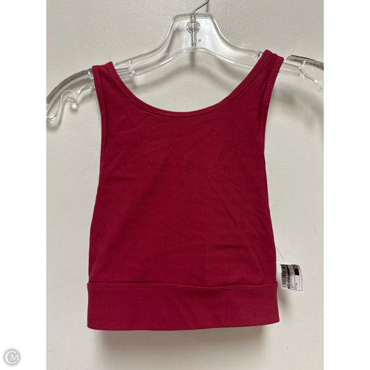 Athletic Bra By Fabletics In Red, Size: M