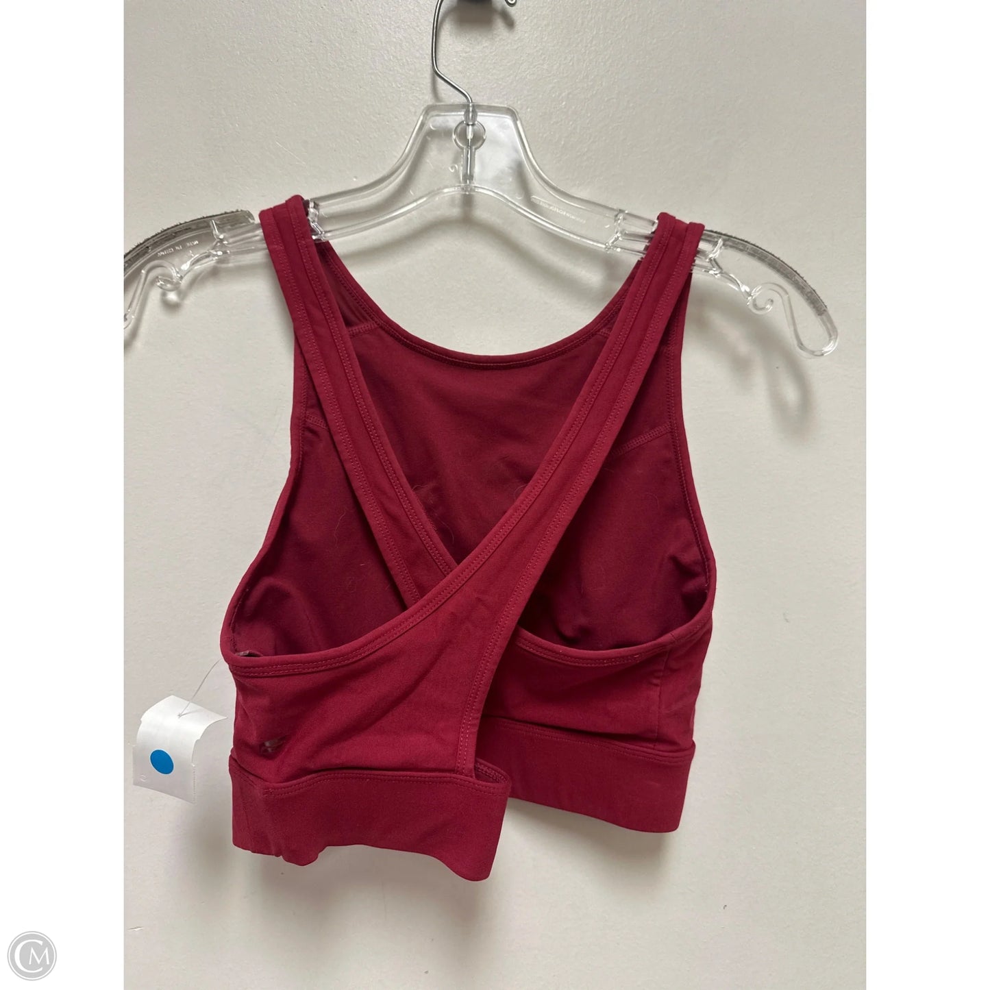 Athletic Bra By Fabletics In Red, Size: M